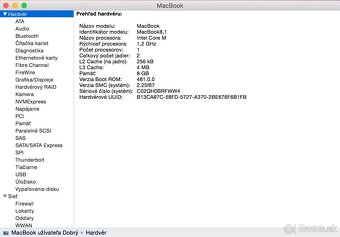 Na predaj MacBook 12" 8GB RAM, 512GB SSD - 13
