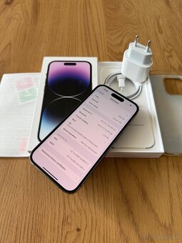 iPhone 14 Pro 256 gb Deep Purple - komplet príslušenstvo - 13