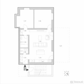 3 izbový byt B2 (82m²) pozemok 460m² Vlčie Doly v prírode - 13
