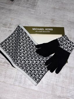 Michael Kors originál, šál a rukavice - 13