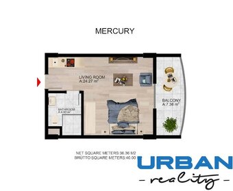 KONDO HOTEL S VODOPÁDOM - MERCURY 40 M2 - 13