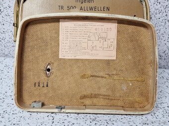 ALLWELLEN 》 Starožitné kabelkové radio / INGELEN TR 500 - 13