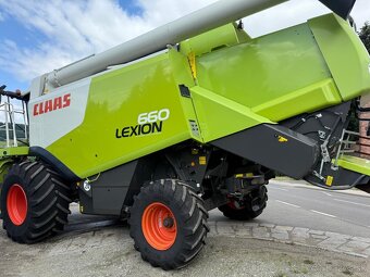 Sklízecí mlátička Claas Lexion 660, žací lišta V750, rok výr - 13