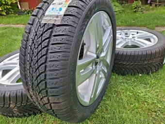 17" ALU orig AUDI 5x112 + zimné 225/50 r17 Dunlop NOVÁ SADA - 13