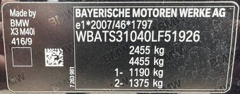 BMW X3 M40i A/T - 13