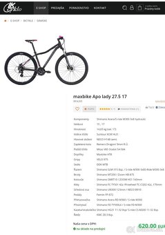 Dámsky bicykel 27,5" - 13