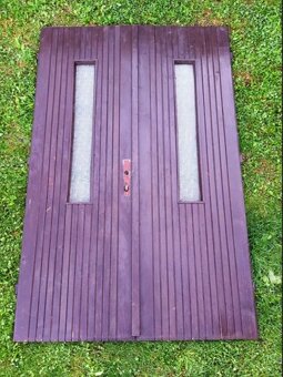 RETRO Hrnce Stojan Kôš Sud Demižón Lavice Hokerlík Dvere Váh - 13