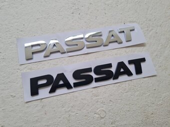 Chrómové a čierne nápisy na kufor VOLKSWAGEN - 13