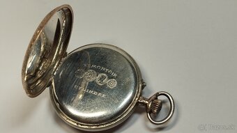 Starožitné celostříbrné pěkně zdobené kapesní jeptišky - 13