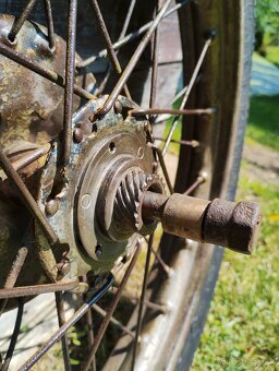 Bicykel na wehrmacht motocykel DKV 350 nd v pieskovej farbe - 13