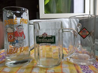 Predám pivné krígle a poháre - 57 ks - 13