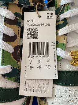 adidas BAPE x Forum Low 84 30th Anniversary "Green Camo" - 13