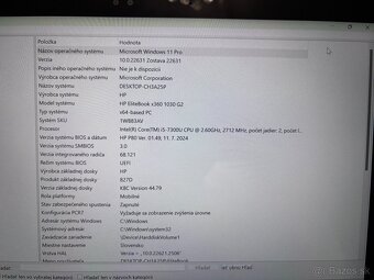 Dotykový notebook / tablet HP EliteBook x360 1030 G2 - 13