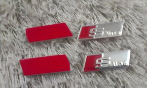 MIX AUDI SLINE PREDNE ZADNE CIERNE STRIEBORNE - 13