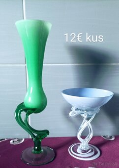 Krásne vázy - sklo , krištáľové sklo - 13