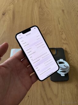 iPhone 14 256 gb Midnight v záruke + príslušenstvo - 13