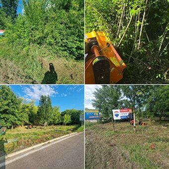 Práce s malotraktorom , kosenie , mulčovanie - 13