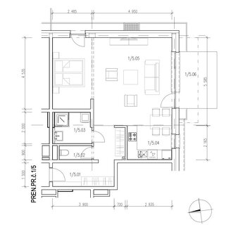 NA PREDAJ: 2 - IZBOVÝ APARTMÁN S PREDZÁHRADKOU, STUPAVA, - 13