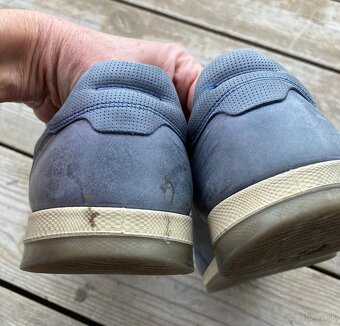 pánske modrosivé mokasíny - 13