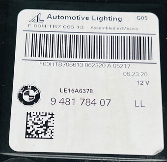 BMW X5 G05 X6 G06 Full led adaptivní světlomety - 13