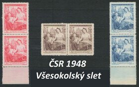 Poštové známky, filatelia: ČSR+ČSSR, slávne série C - 13