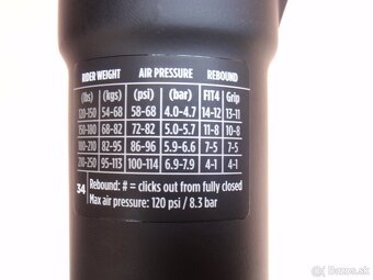 AKCE Nová vidlice Fox 34 Float Rhythm 29" 150mm - 13