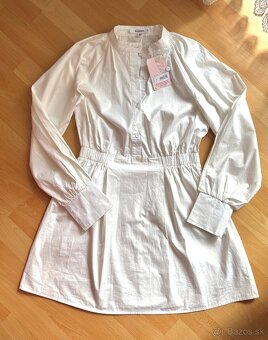 Biele košeľové šaty Missguided - 13