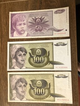 Bankovky JUHOSLAVIA 5 - 13