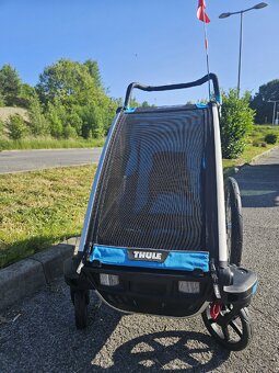 Thule Chariot Cross 1 +bike set + kocik set + jogging set - 13