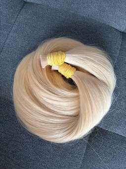 Ruské vlasy surove copy/keratin - 13