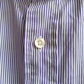 Polo Ralph Lauren fialová pruhovaná košeľa s dlhým rukávom M - 13