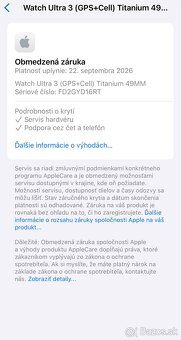 Apple Watch Ultra 3 49mm LTE GPS - rok záruka, nové - 13