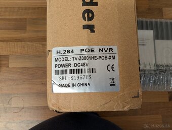 Predám NVR video rekordér POE H.264 TV-Z0801 HE-POE-XM - 13