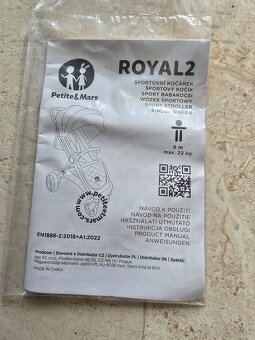 Petite&Mars športový kočík Royal2 šedý - 13