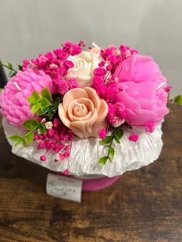 Sviečky a sviečkove kytice, darčekové balenia - 13