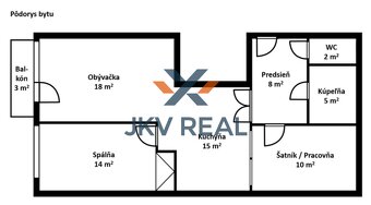 Na predaj 3 izbový byt v Podunajských Biskupiciach na Poduna - 13