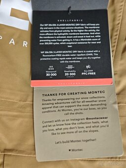 MONTEC FENIX 3L BIB pants freeride lyžiarske nohavice, nové - 13