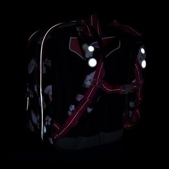 Školská taška s pierkami COCO - 13