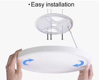 Tenučké Stropné Svietidlo MARPOU 24W/38W - 23cm/40cm - 13