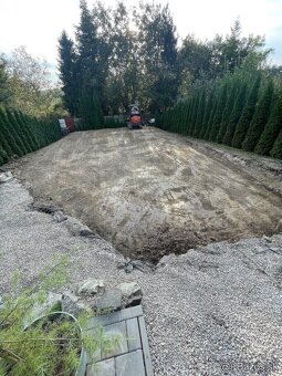 Zemné práce a výkopove práce minibagrom Kubota , bager - 13