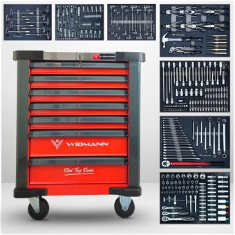 DIELENSKÁ SKRIŇA S NÁRADÍM 272 KS – WIDMANN STEEL TOP 7/7 ZÁ - 13