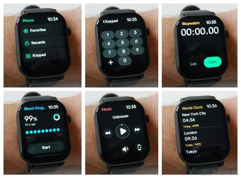 ZEBLAZE GTS 3 GPS Smart hodinky bluetooth telefón 2 remienky - 13
