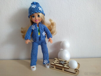 Zimné šaty pre bábiky barbie ken chelsea evi skiper bábo - 13