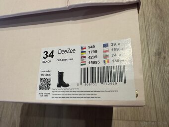 Zimné vysoké čižmy DeeZee 34 - 13