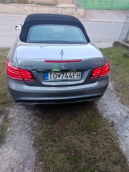 Predám Mercedes E250 Cabrio model w212 ročník 2014 - 13