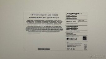 Macbook Pro M2 Pro 14”, 16GB RAM, 512GB SSD - 13