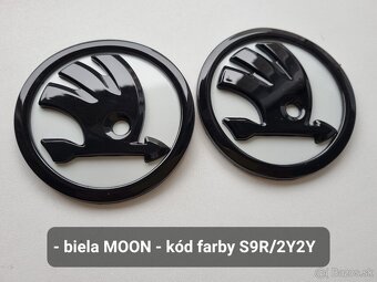 FAREBNY ZNAK SKODA - LOGO EMBLEM SKODA FAREBNE LAKOVANE - 13