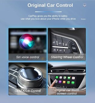 Bezdrôtový adaptér Mini Wireless CarPlay USB - 13
