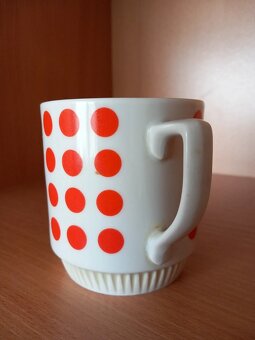Starý hrnček Bohemia Czechoslovakia 8,7x8 cm - 13