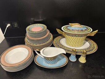 32-dielny jedálenský servis Rosenthal Versace Russian Dream - 13